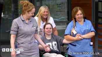 Mum's 'tears of joy' as daughter released from hospital