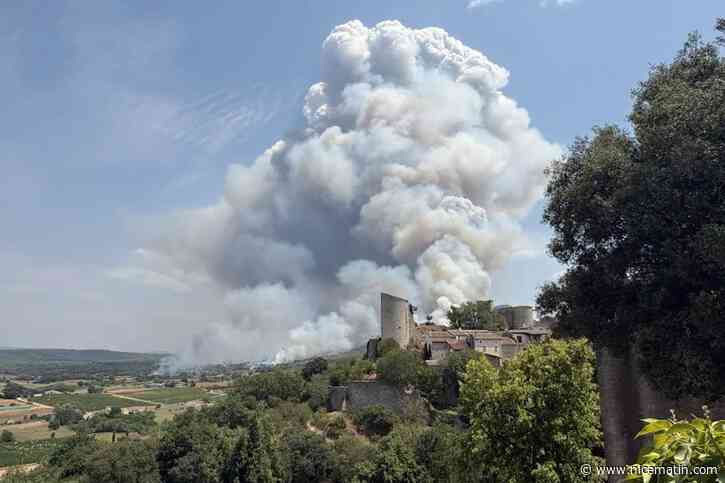 Incendies dans le Var : violent départ de feu près de Brignoles, évacuations en cours à Cotignac, plus de 30 hectares brûlés, d’importants moyens aériens déployés... suivez notre direct