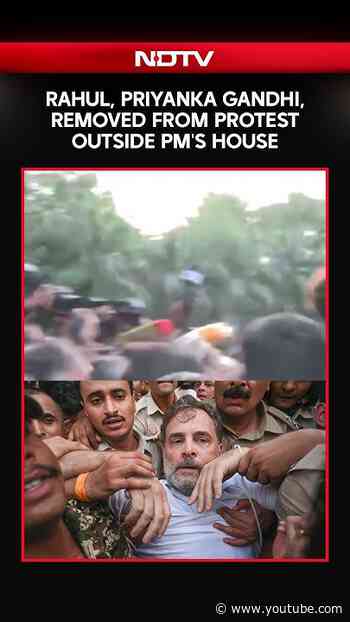 Rahul, Priyanka Gandhi Removed From Protest Outside PM's Residence