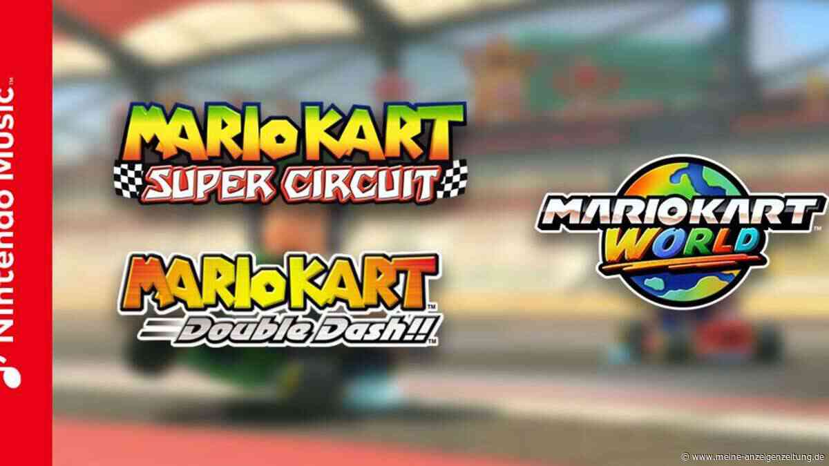 Nintendo Music: Mario Kart World-Remixes aus Super Circuit und Double Dash!! wurden hinzugefügt