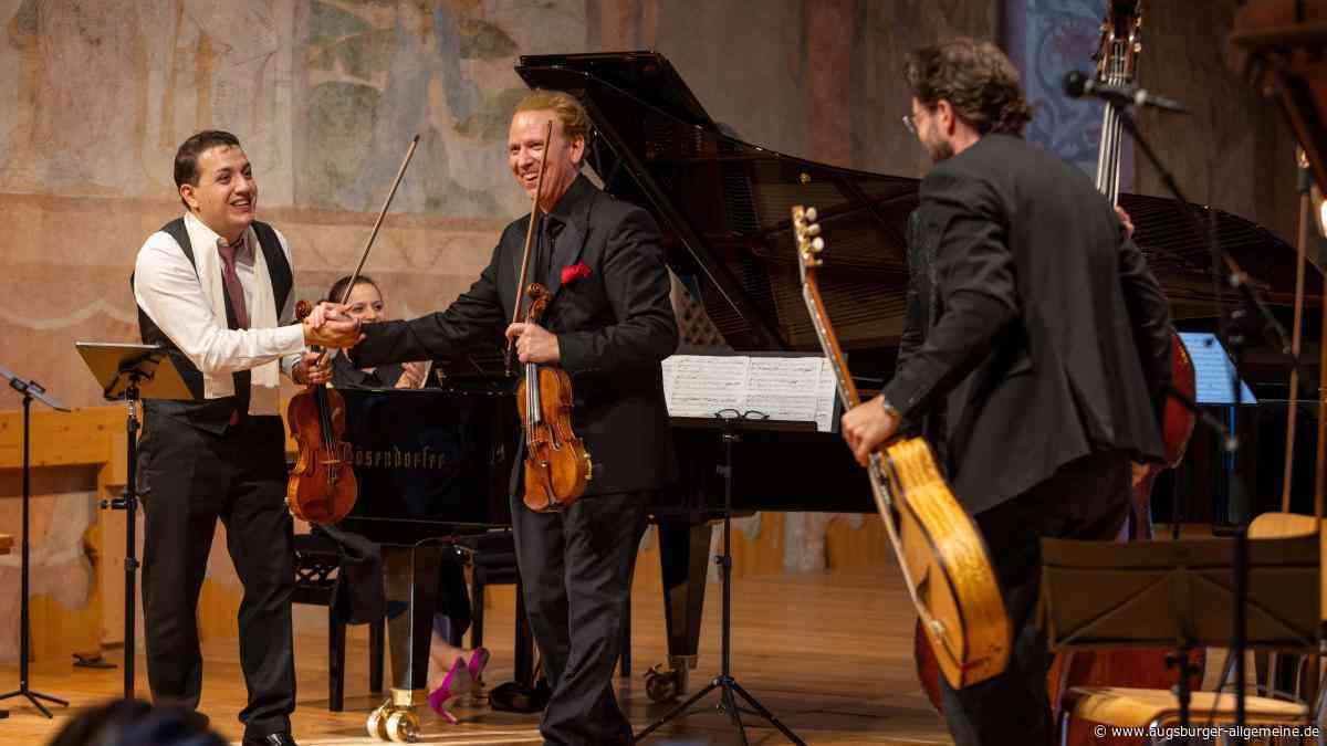 Augsburger Sandro Roy zu Gast beim int. Menuhin Festival Gstaad mit Star-Geiger Daniel Hope