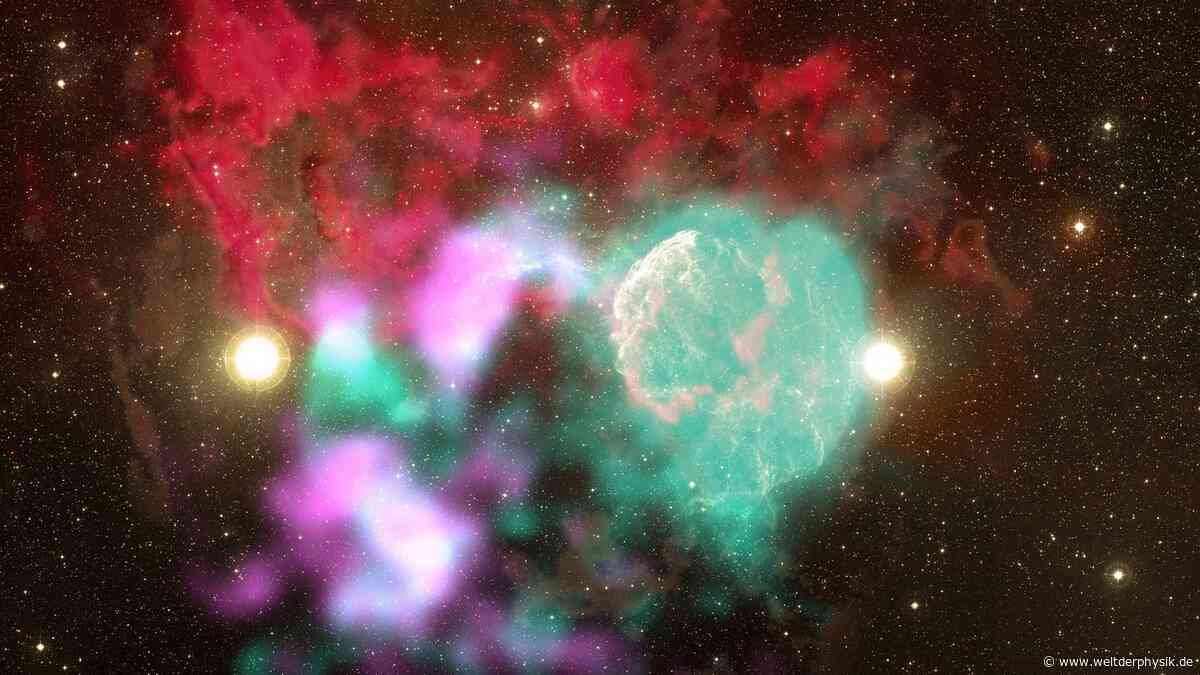 Überrest einer Doppelsternexplosion