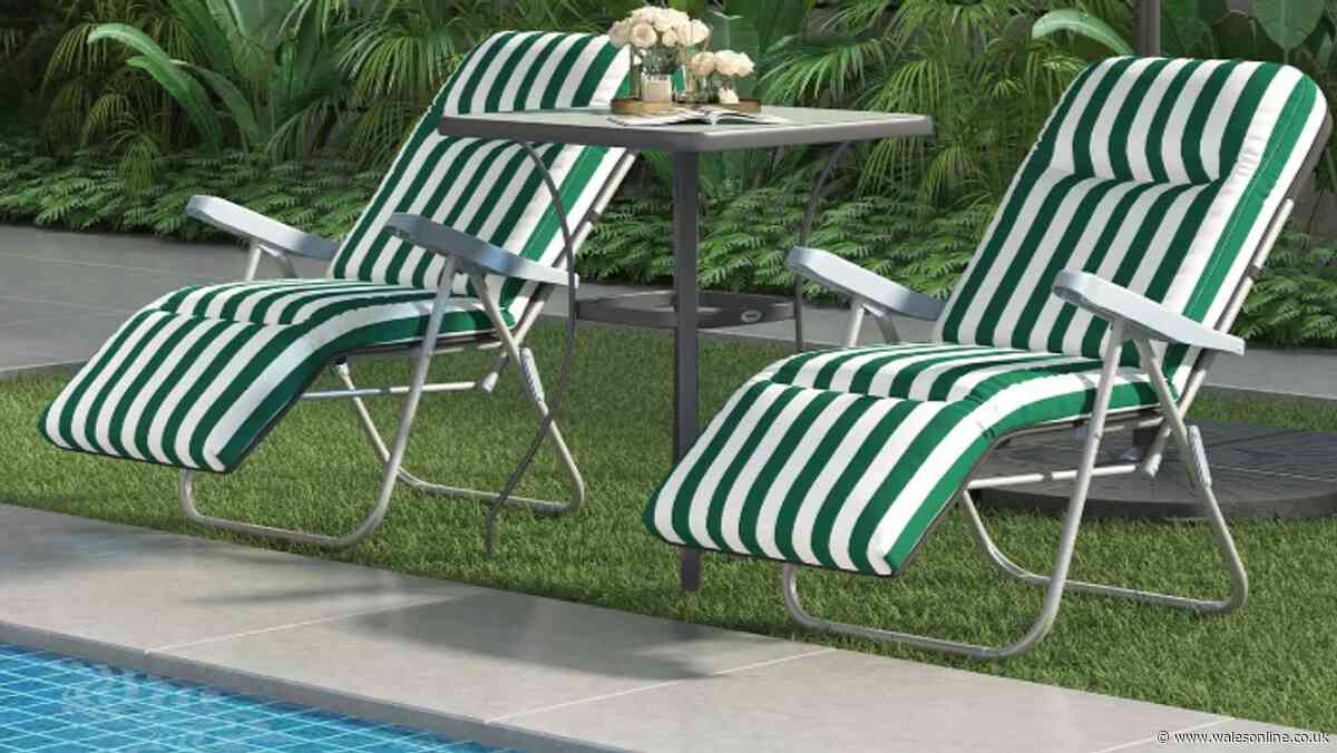 'Super comfy' and 'stylish' sun loungers 'light enough to lift' and cheaper than Amazon