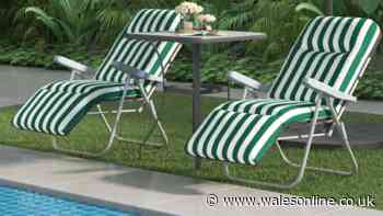 'Super comfy' and 'stylish' sun loungers 'light enough to lift' and cheaper than Amazon