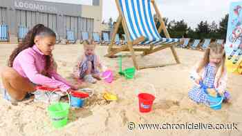 North East attraction opens new pop-up beach as countdown on to Flying Scotsman visit