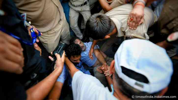 'Try every pressure': Rahul says fight for justice won't stop after protest outside PM's residence