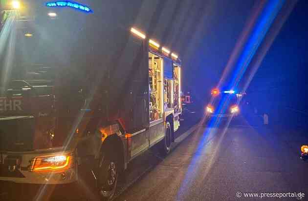 FW Sonsbeck: Zwei Einsätze der Feuerwehr nach Verkehrsunfällen