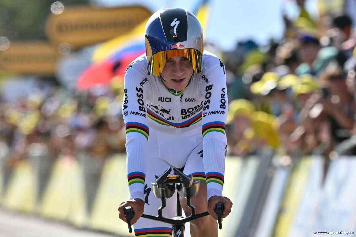 Tour de France : Remco Evenepoel remporte le chrono de la 16e étape, Paul Seixas 4e