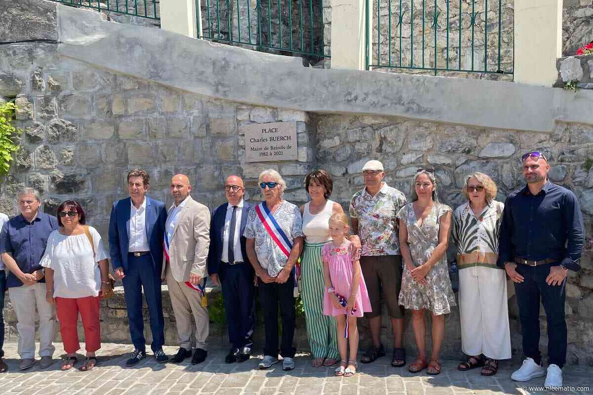 Maire durant 40 ans, il lègue son nom à la place principale de ce village de l’arrière-pays de Nice