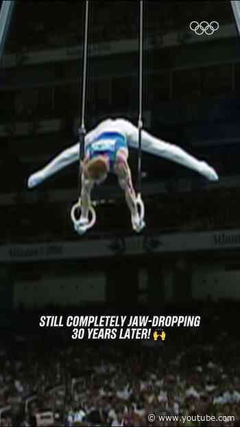 Jury Chechi on the rings in the summer of '96? #Olympics #Atlanta1996