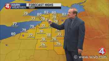 Scattered severe thunderstorms throughout the day