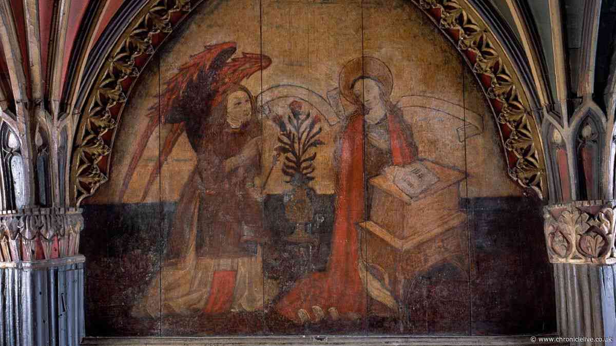 Grant to ensure Northumberland abbey's medieval paintings will be preserved