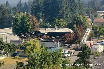 Early-morning fire razes Service BC building in Port Alberni