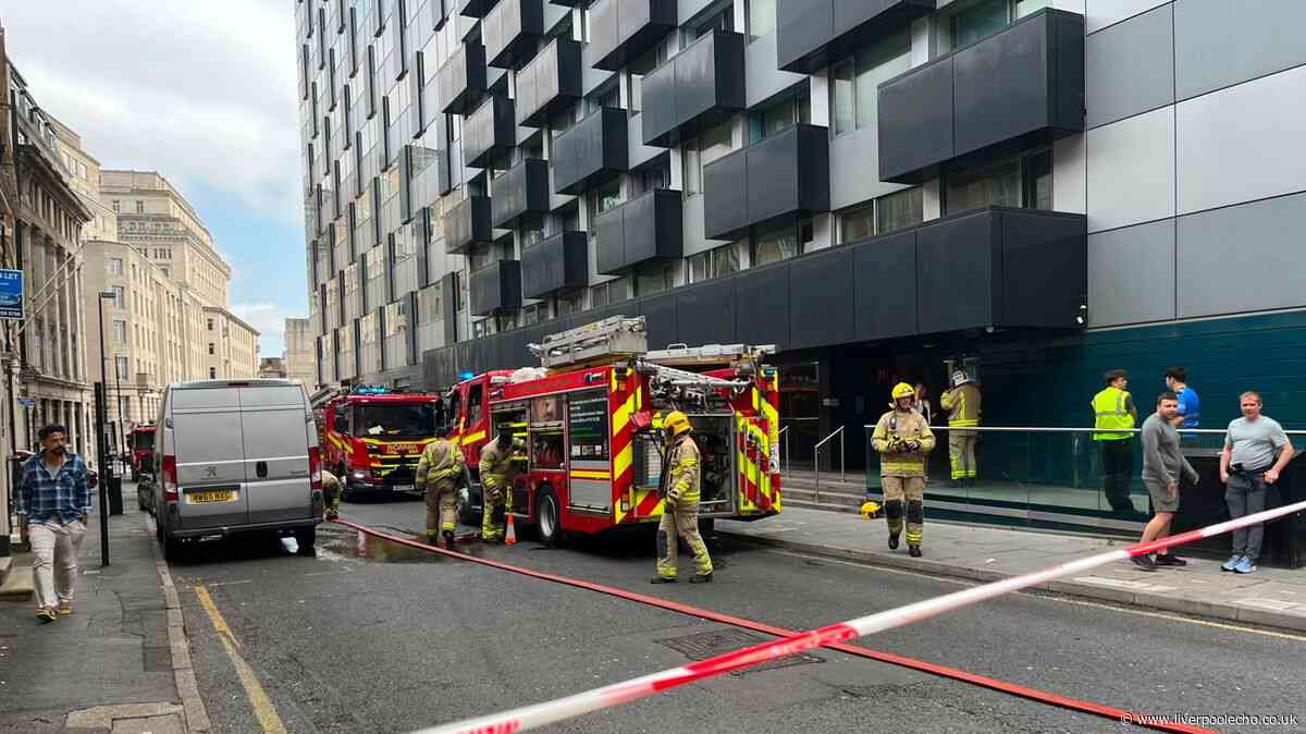 Liverpool city centre road cordoned off after air fryer fire