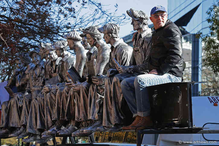 New York Sculptor Bet $100,000 on a Charlie Kirk Statue, Now No One Wants to Buy It