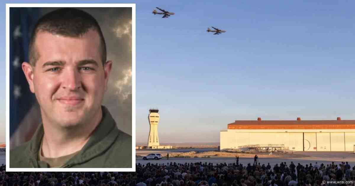 Fallen airman gets honor escort on return to Goldsboro