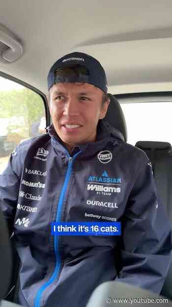 Alex now has HOW MANY cats? 🙀 #f1