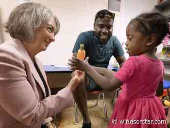 Federal minister announces boost to child benefit payments during Windsor visit