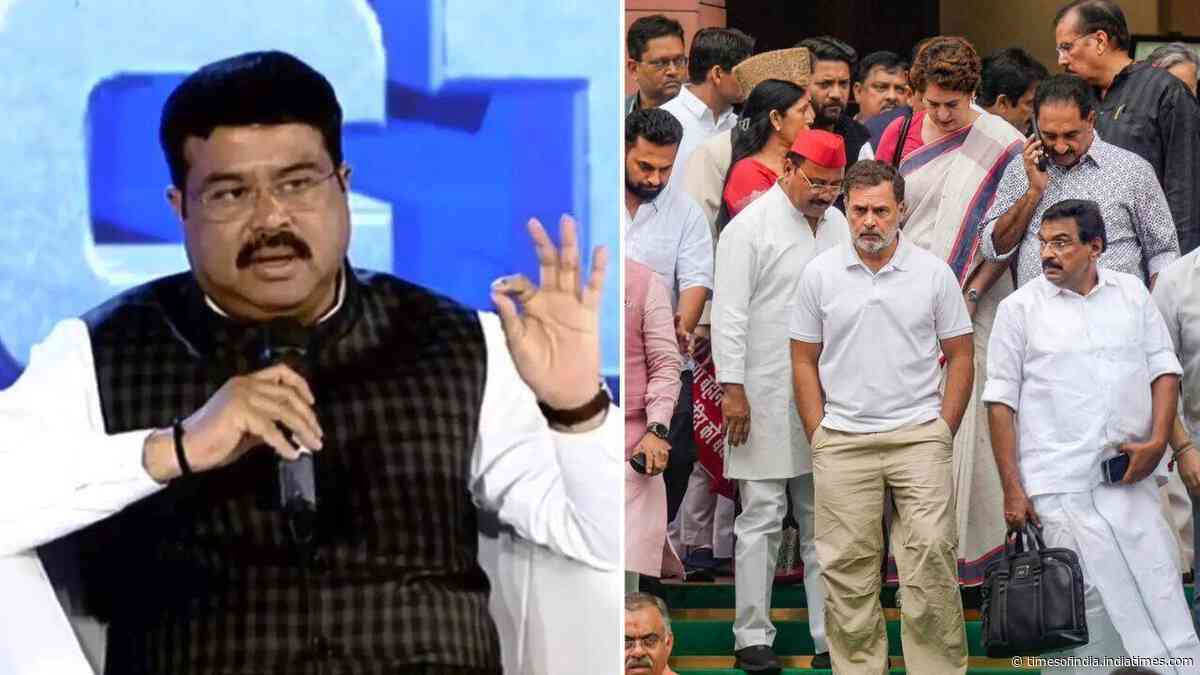 'We owe students more than outrage': Education minister Pradhan slams Cong protest