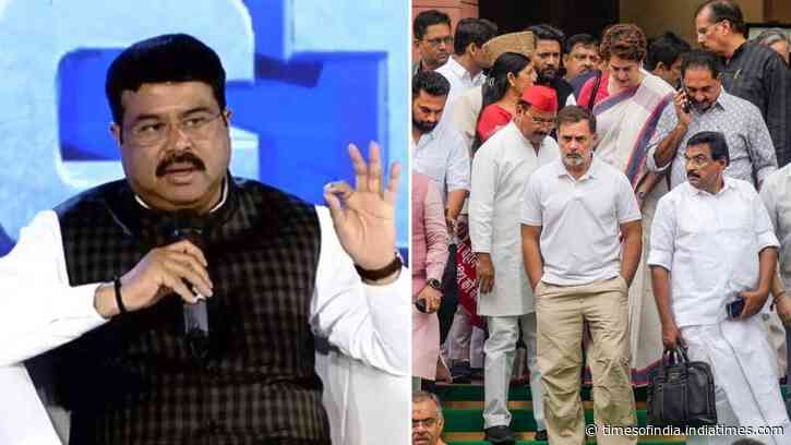 'We owe students more than outrage': Education minister Pradhan slams Cong protest