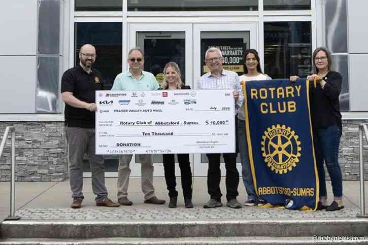 Rotary donation makes vital Abbotsford projects a reality