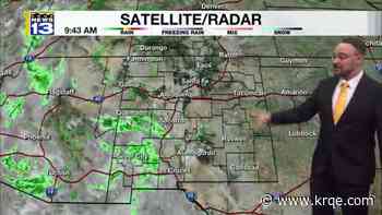 Stormy and hotter weather continues to move into New Mexico