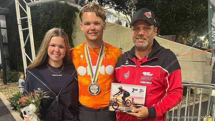 40 uur reizen voor 34 seconden fietsen en een zilveren medaille op bizar WK