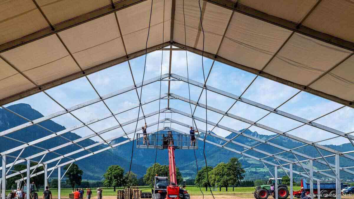 Nach dem Gaufest-Trubel: So läuft der Abbau des Festzeltes in Nußdorf