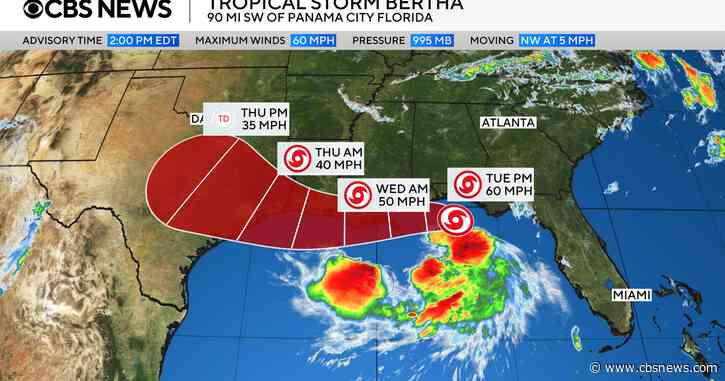 Why is Tropical Storm Bertha named Bertha? Here's how hurricanes get their names