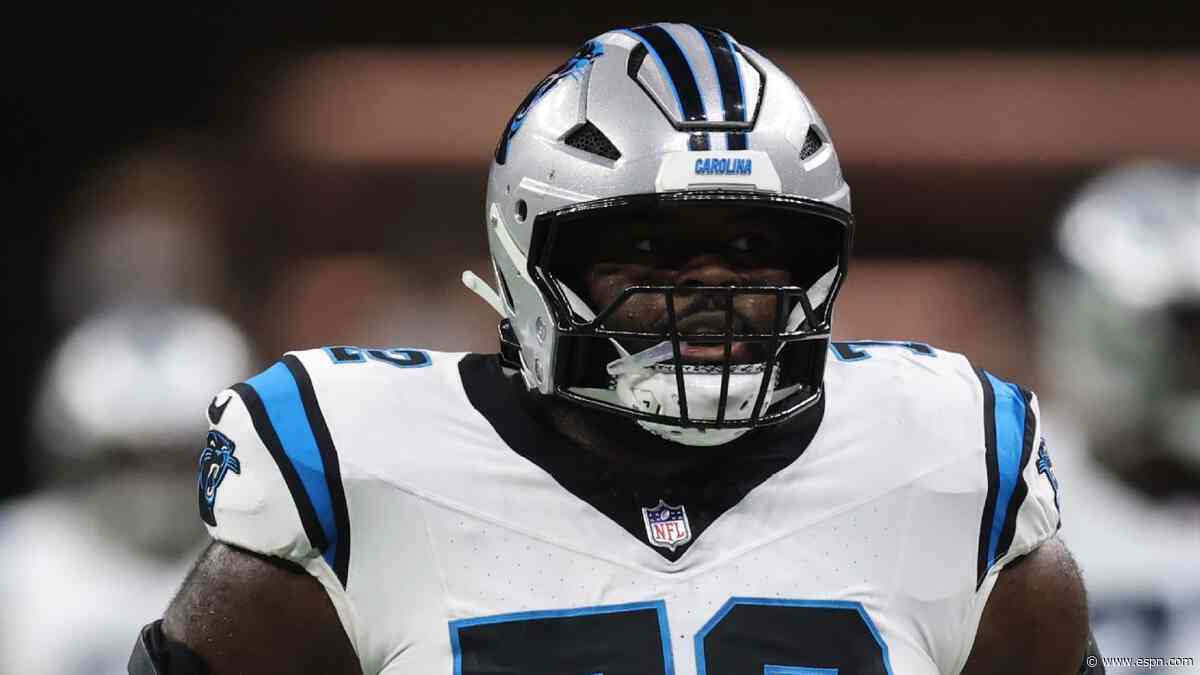 Panthers' Moton sidelined with blood clot in lung