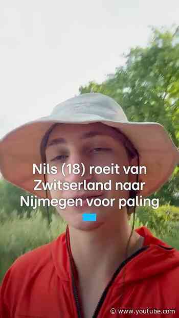 Nils (18) roeit samen zijn vader van Zwitserland naar Nederland | RTL Nieuws