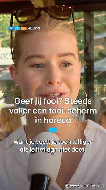 Geef jij fooi? Steeds vaker een fooi-scherm in horeca | RTL Nieuws
