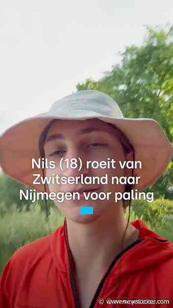 Nils (18) roeit samen zijn vader van Zwitserland naar Nederland | RTL Nieuws