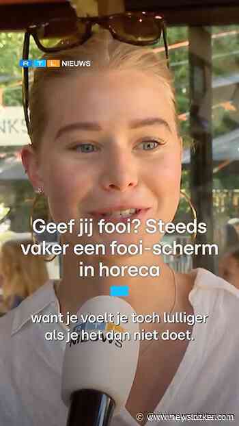 Geef jij fooi? Steeds vaker een fooi-scherm in horeca | RTL Nieuws