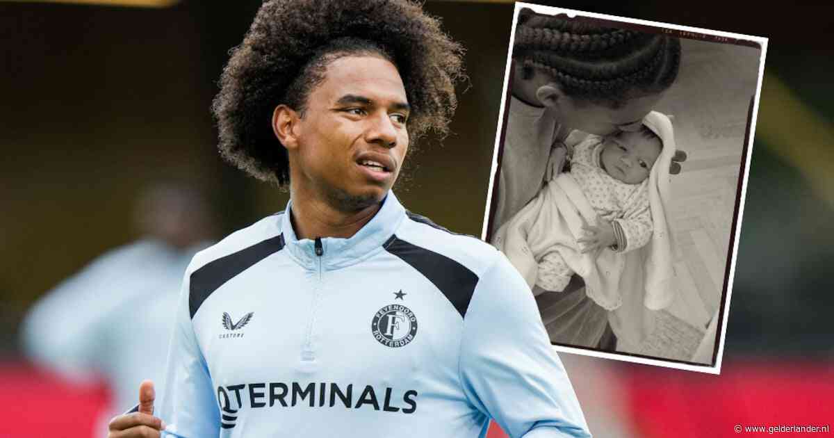 Calvin Stengs en partner laten bevalling opwekken om bij trainingskamp Feyenoord te zijn