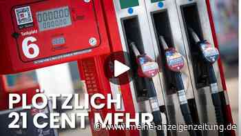 Video von Tankstelle: Hier springt der Dieselpreis plötzlich um 21 Cent nach oben