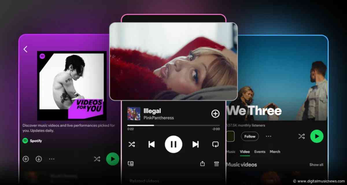 Spotify Rolls Out ‘Full Video Ecosystem for Artists,’ Adding a Playlist Pitching Tool and Its First Global Chart for Music Videos