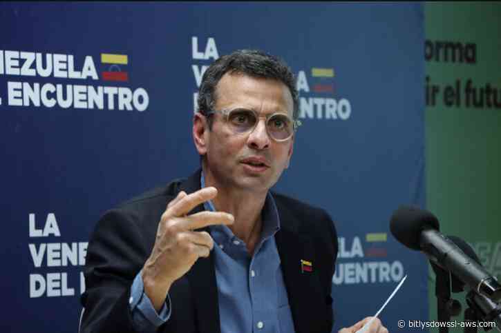 Capriles advierte que una negociación sin María Corina Machado estará condenada a fracasar