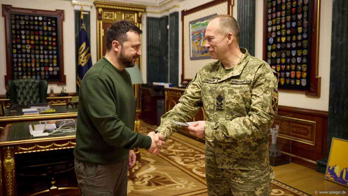 Ukraine: Wolodymyr Selenskyj entlässt Armeechef Oleksandr Syrskyj