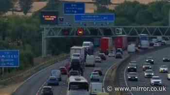 M5 horror 'pile up' near Droitwich as motorway closed and drivers face 90 minute delays