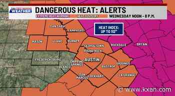 Hottest temperatures of 2026 (so far) arrive Wednesday