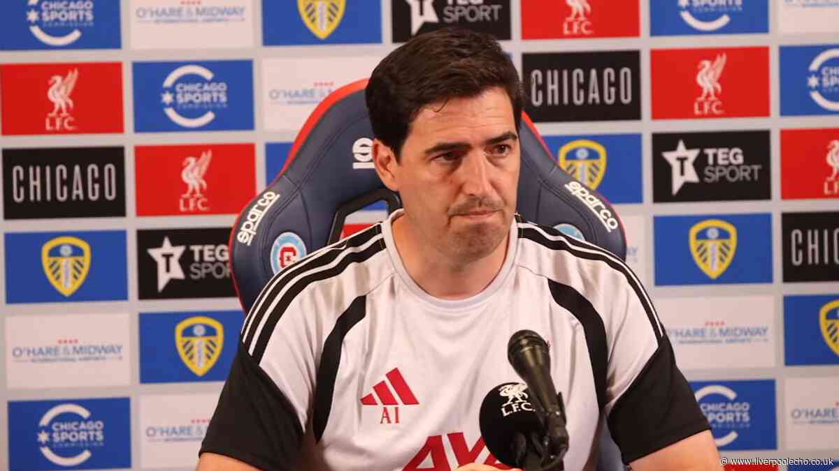 Andoni Iraola explains Liverpool decision on six players and gives fresh injury update