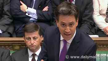 'The Kremlin will be delighted': Boris blasts 'appalling' Miliband pick as Foreign Sec after he backed out of Syria action