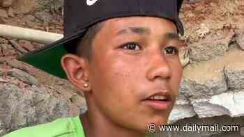 Grieving children spend three weeks using kitchen knife to dig their late mother out of Venezuela earthquake rubble