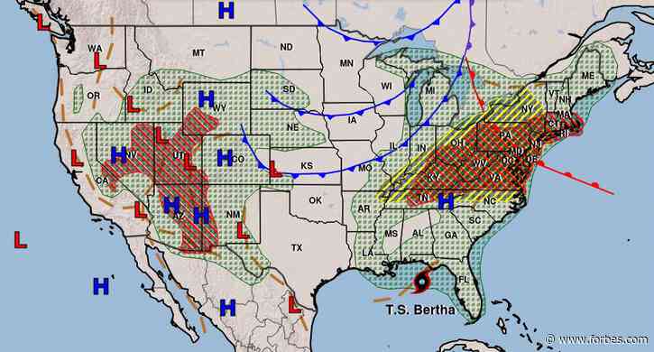 6,500 Flights Disrupted From East Coast Thunderstorms