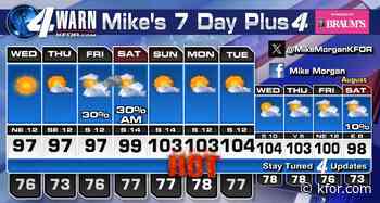 104 today in OKC. Has not been hotter since August 2023.