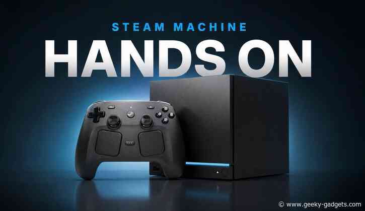 Steam Machine Hands on : New Console Struggles with Native 4K Gaming