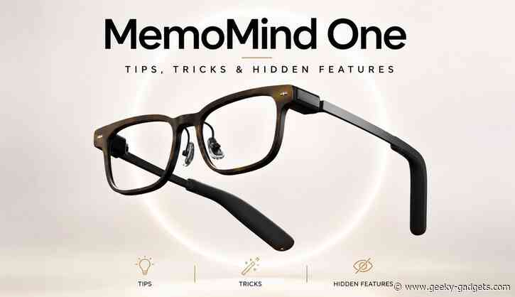 MemoMind One Smart Glasses Deliver 16 Hours of Battery Life