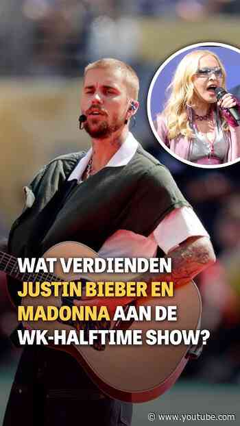 Wat verdienden Justin Bieber en Madonna aan de WK-halftime show?