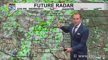 Heavy rain threat moves into northern New Mexico, southern Colorado Wednesday